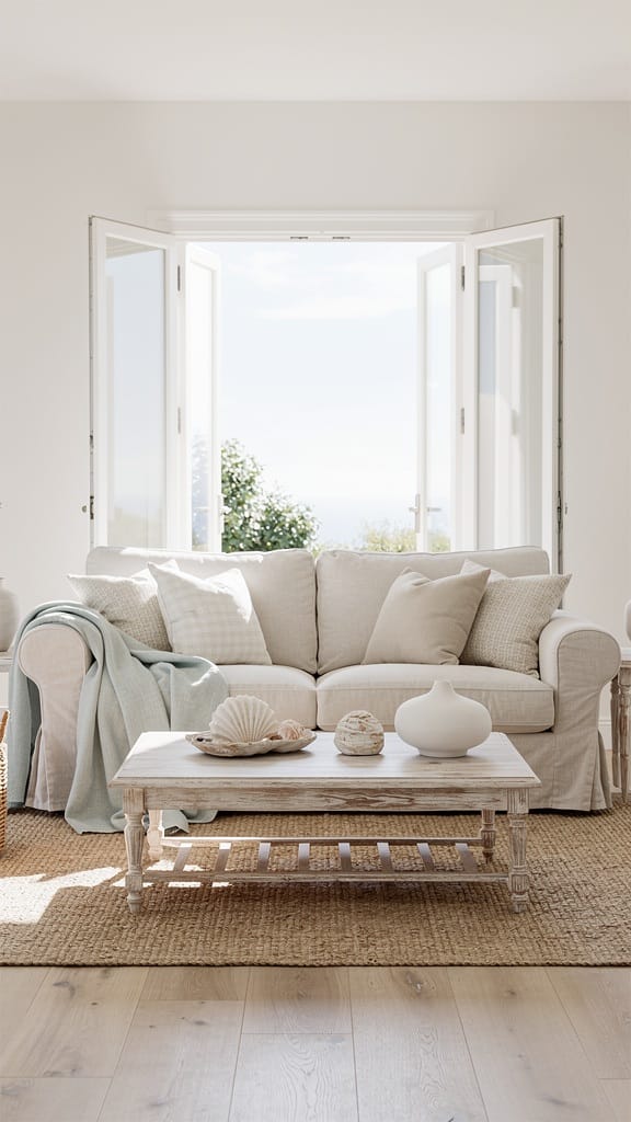 Incorporate Coastal-Inspired Neutrals