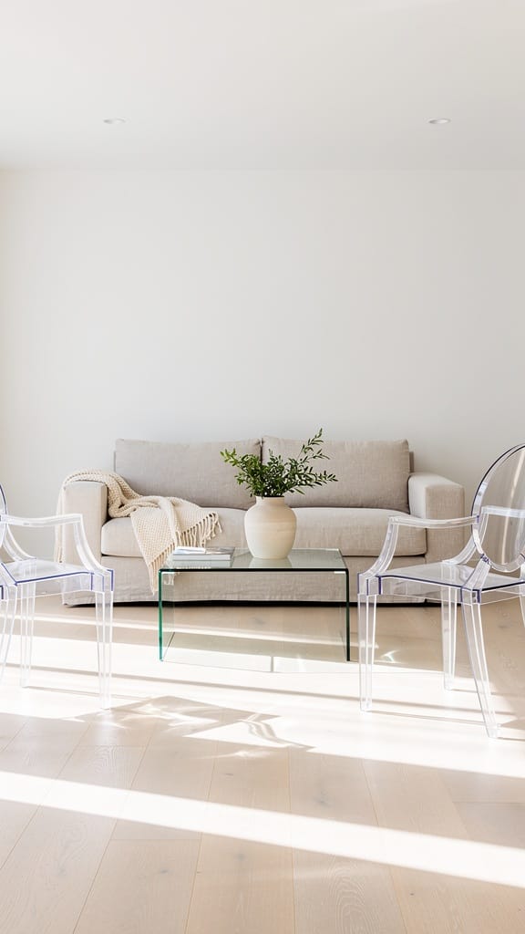 Incorporate Glass and Lucite Accents