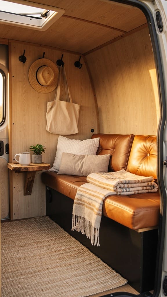 Incorporate Leather or Faux Leather Accents