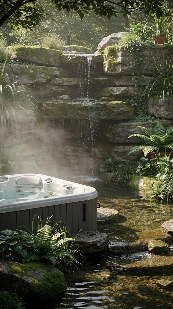 Incorporate Waterfalls or Water Features