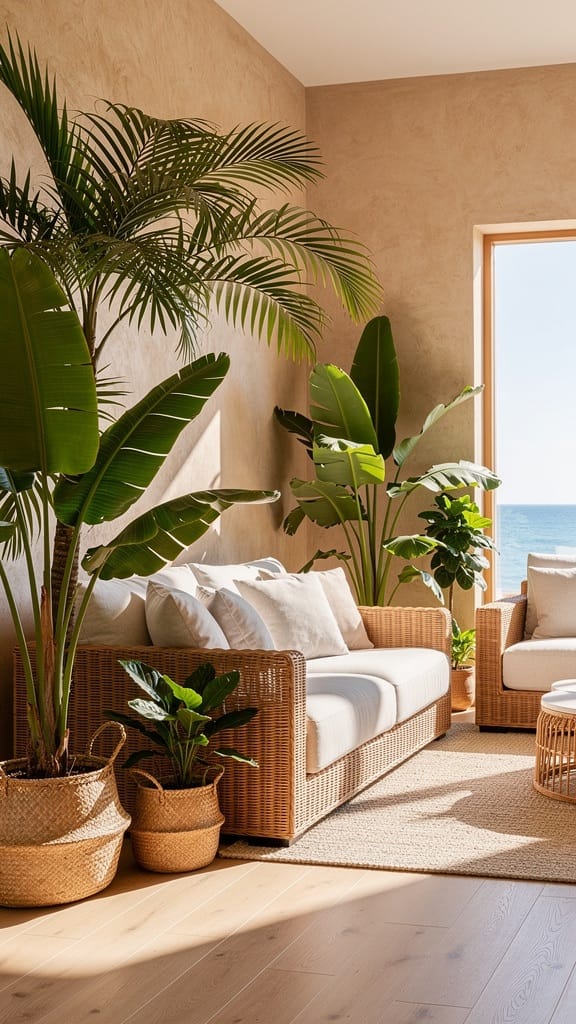 Indoor Plants with Tropic Flair