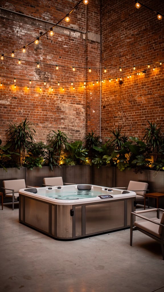 Industrial Loft Courtyard