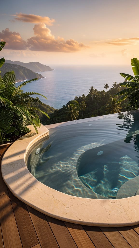 Infinity Edge Jacuzzi