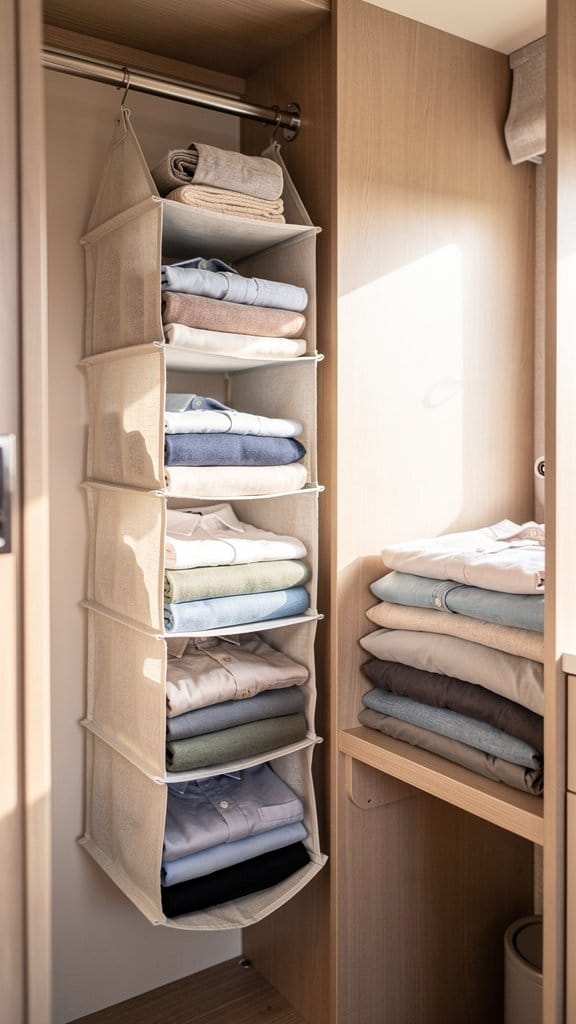 Install Hanging Organizers for Vertical Efficiency