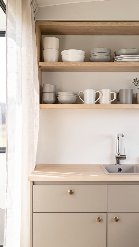 Install Open Shelving in the Kitchen