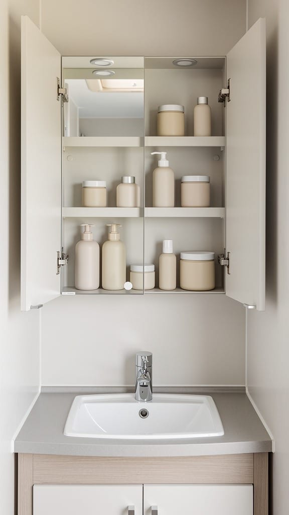 Install a Mini Medicine Cabinet Mirror