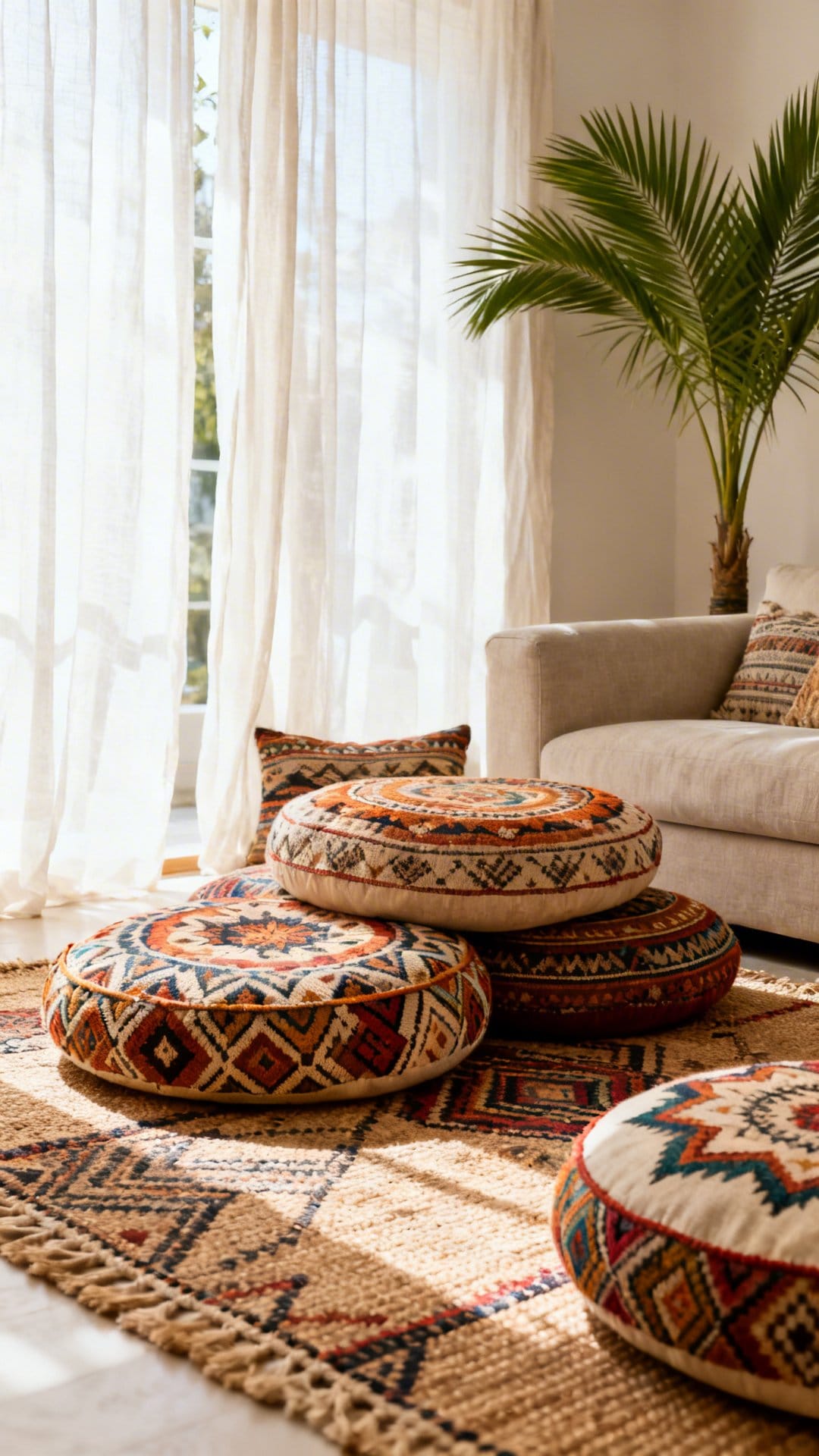 Introduce Patterned Floor Cushions