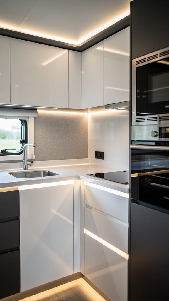 LED Strip Lighting for Modern Ambiance