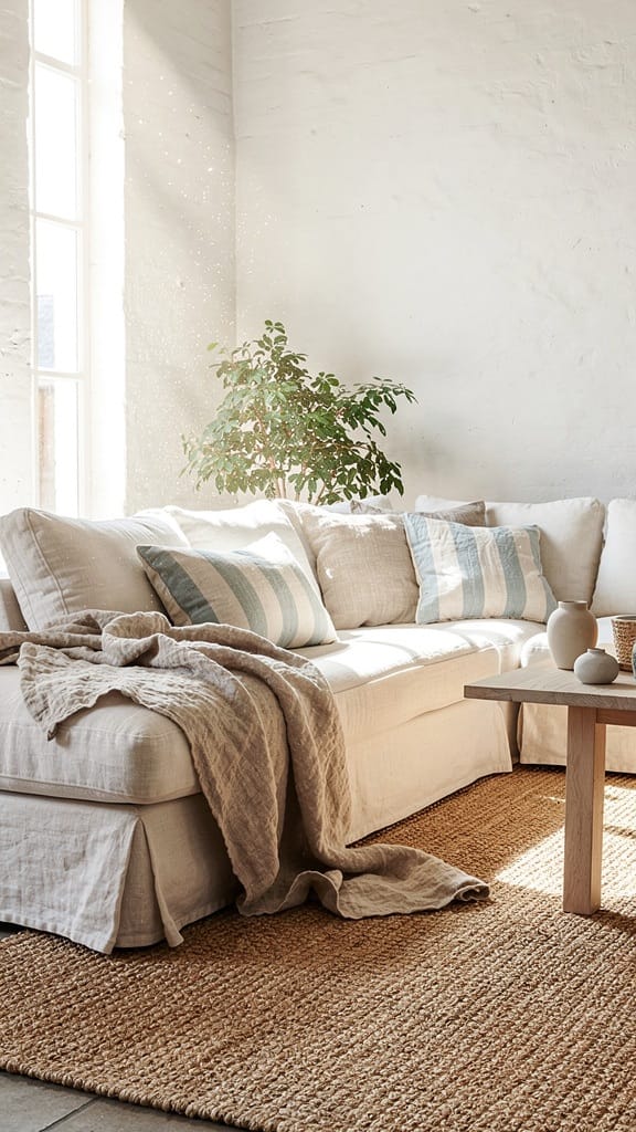 Layer in Linen Textiles