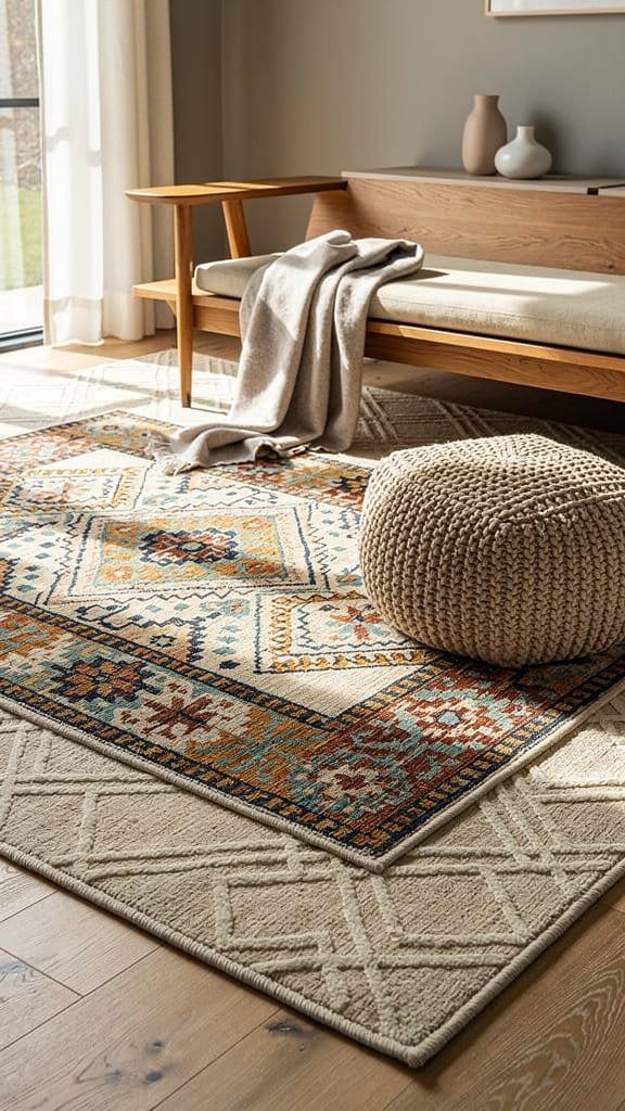 Layered Geometry: Two Rugs, One Story