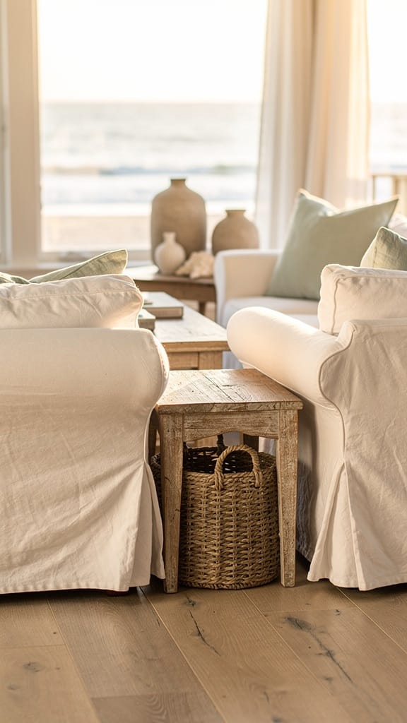 Linen Slipcovers That Breathe Easy