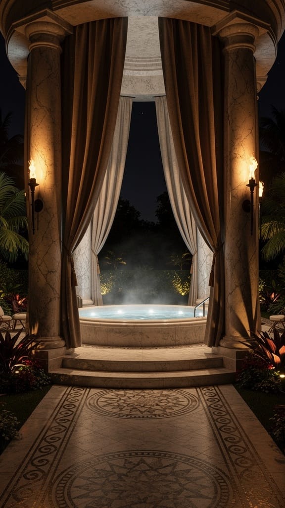 Luxury Stone Pavilion Spa