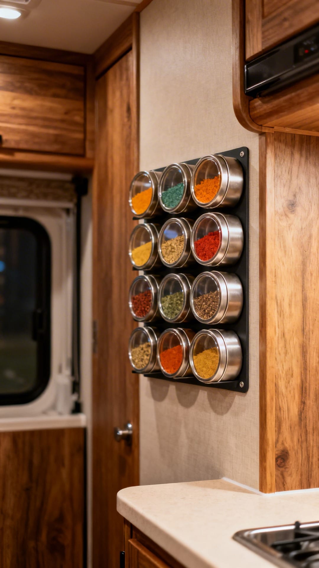 Magnetic Spice Rack