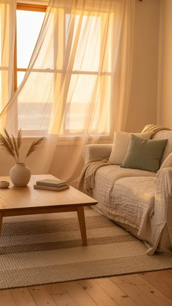 Make It Cozy With Light Layered Textiles