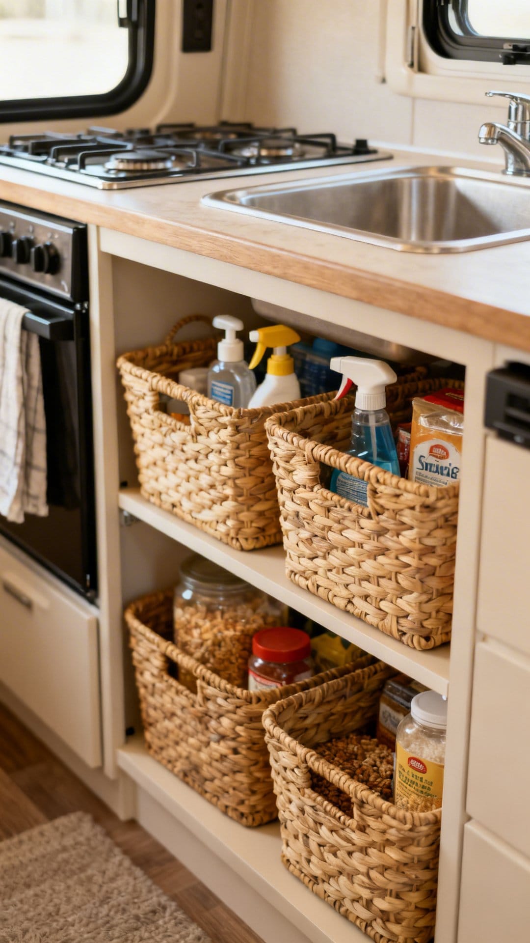 Make the Most of Under-Counter Space