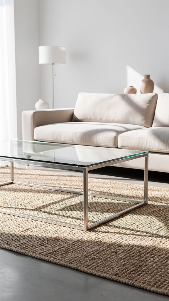 Metal and Glass Coffee Tables