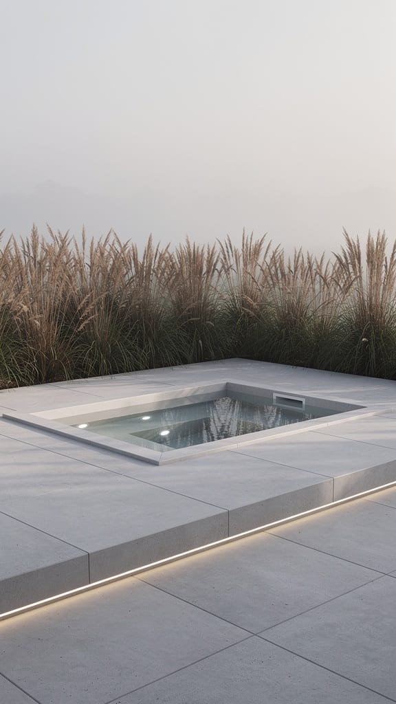 Minimalist Modern Jacuzzi Zone