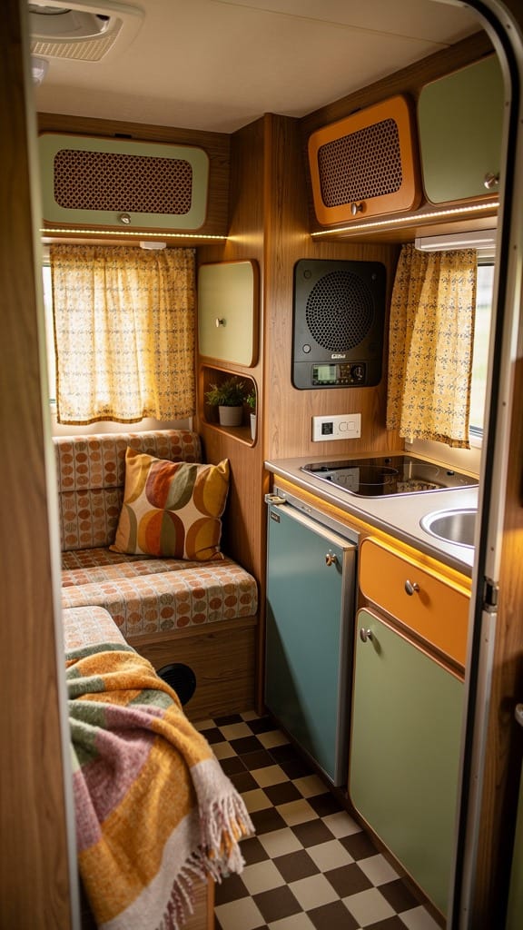 Mix Modern Comforts With Retro Design