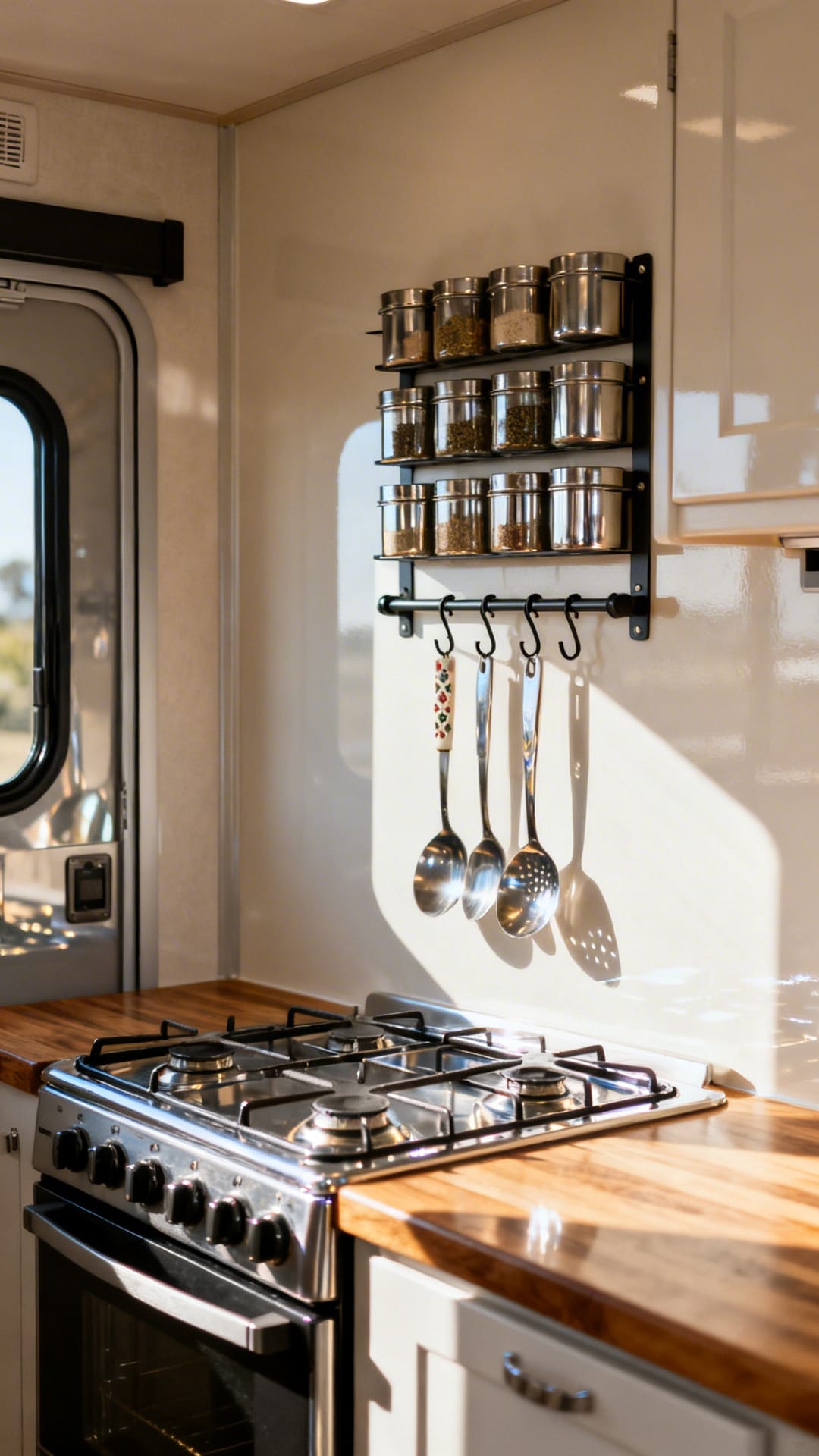 Mount a Magnetic Spice Rack