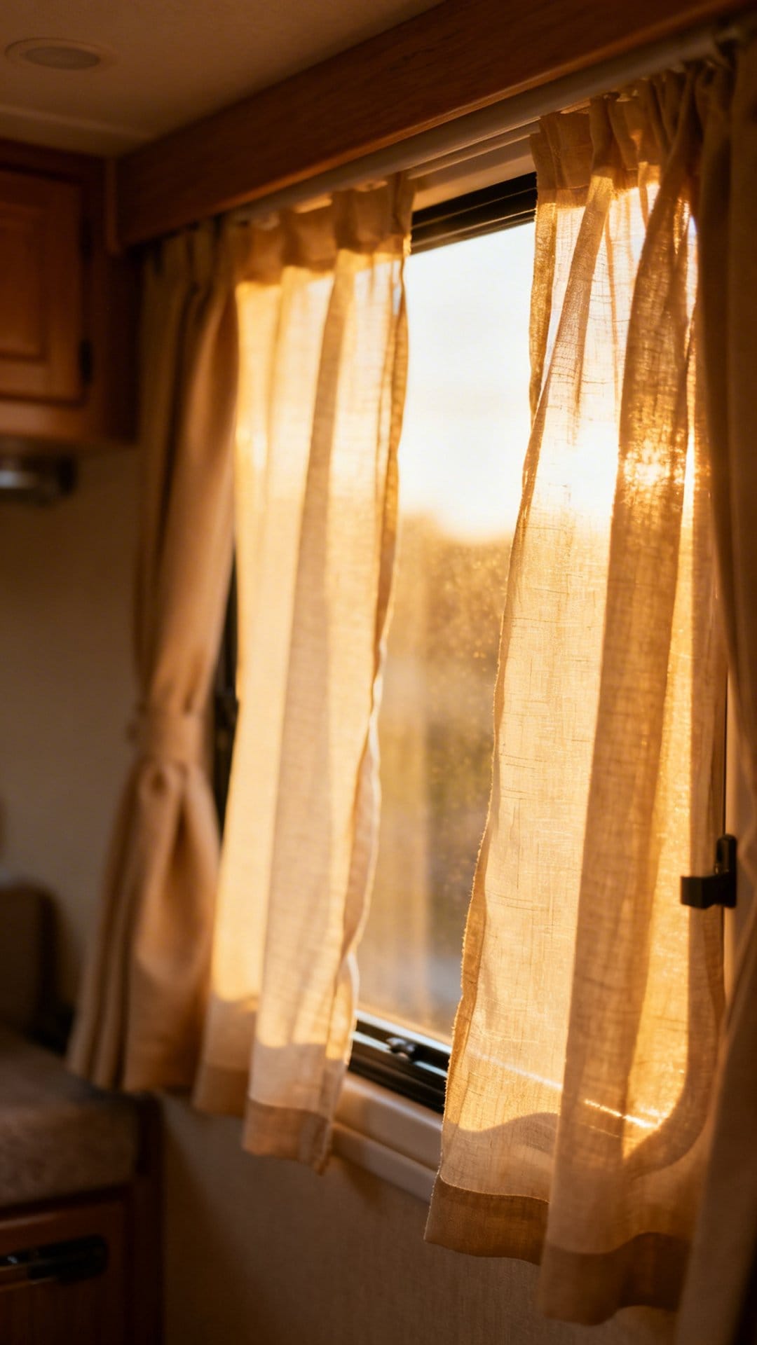 Neutral Curtains That Filter Light Beautifully