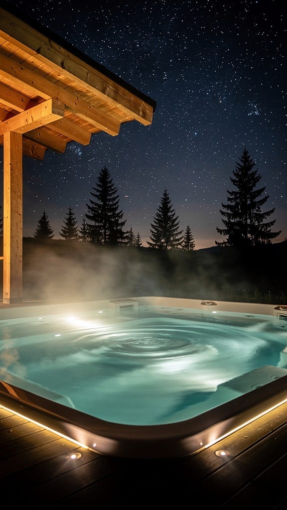 Night-Sky Jacuzzi Lounge