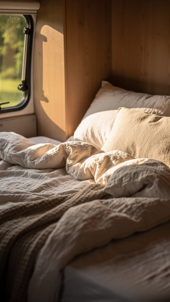 Opt for Linen or Cotton Bedding