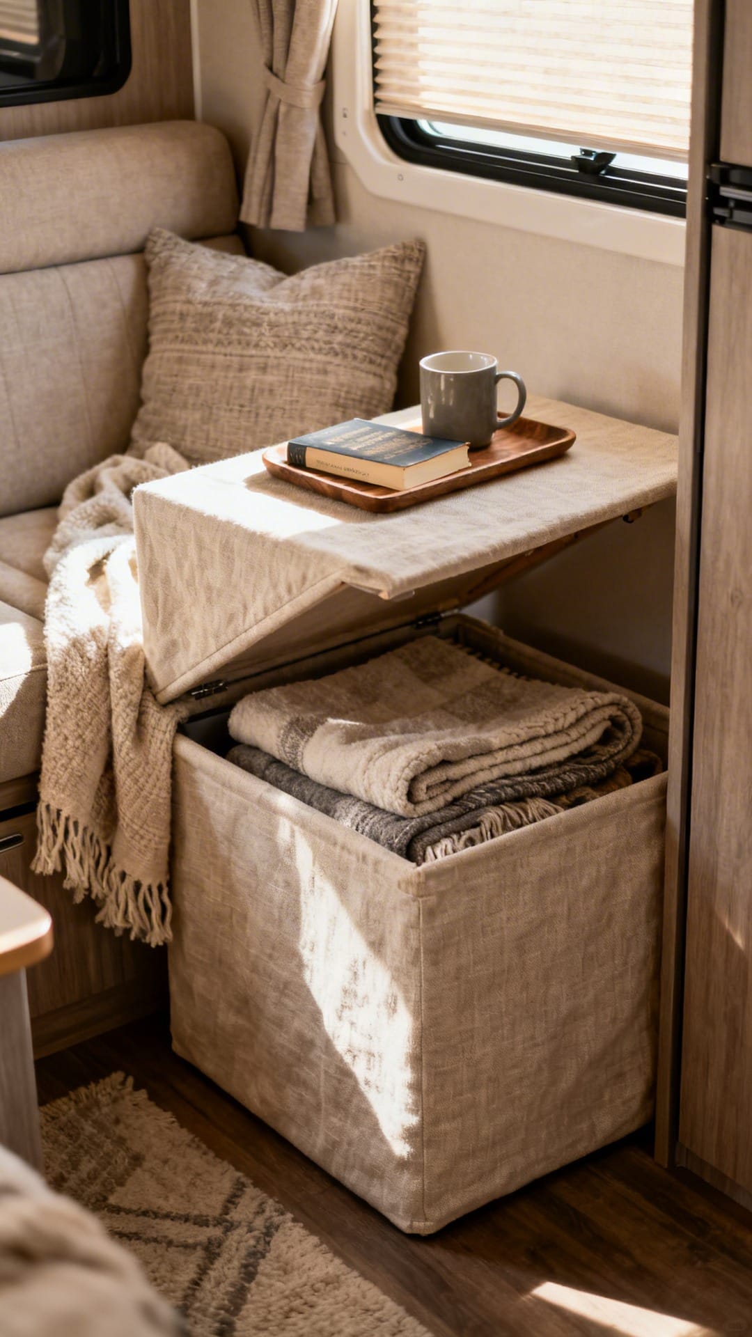 Ottoman Seats With Built-In Storage