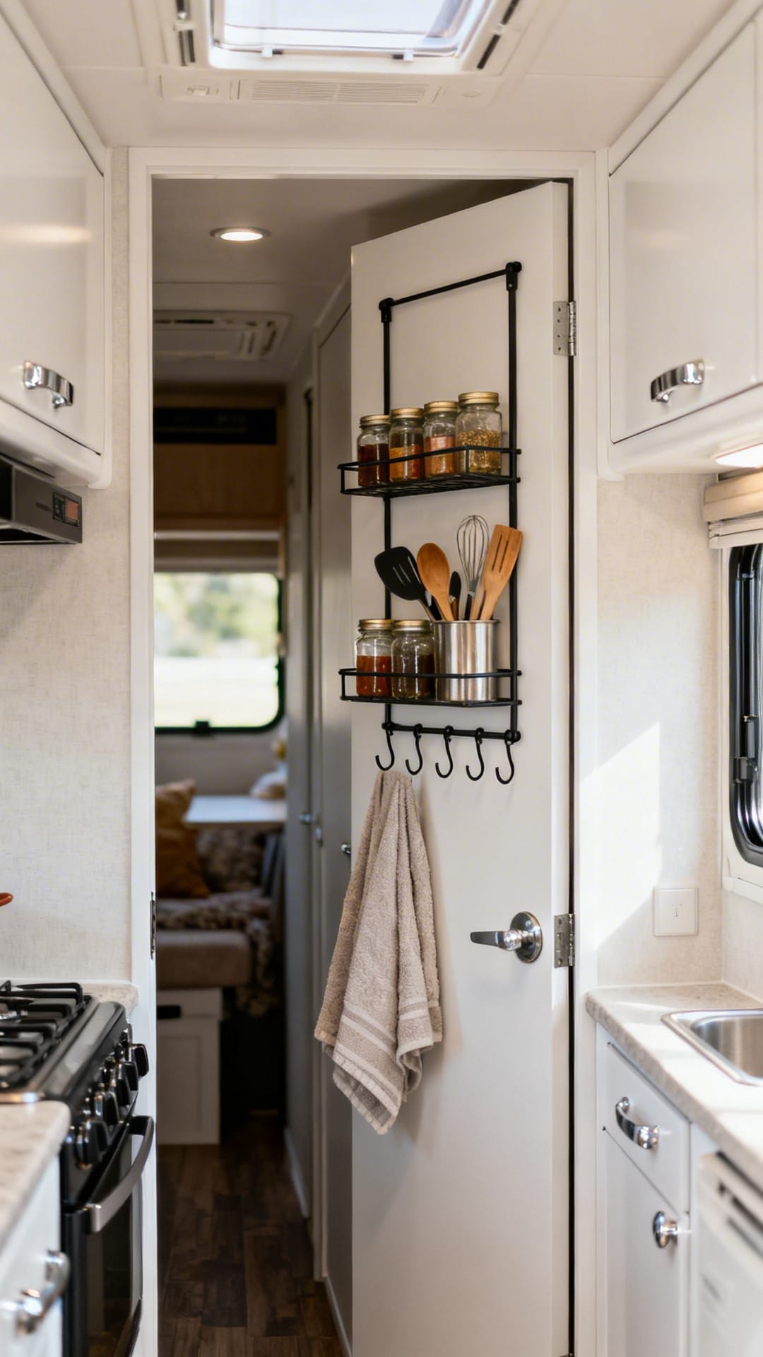 Over-the-Door or Pull-Down Storage Racks