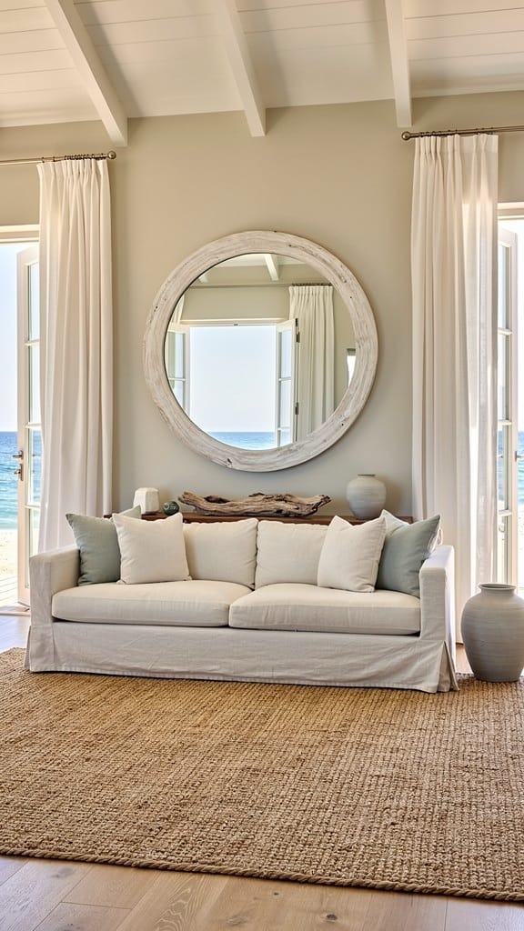 Oversized Beachy Mirrors