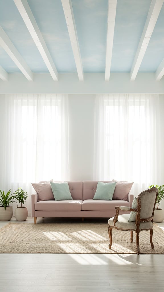 Paint the Ceiling a Soft Hue