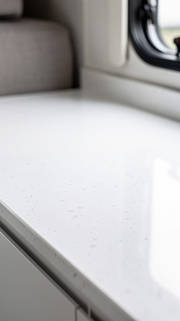 Polished White Countertops