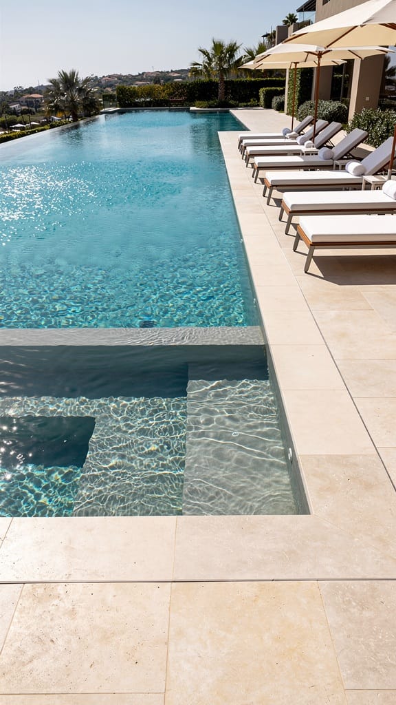 Poolside Jacuzzi Connection