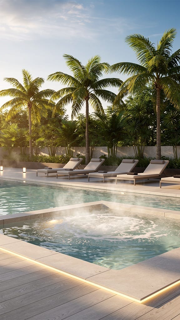 Poolside Jacuzzi Integration