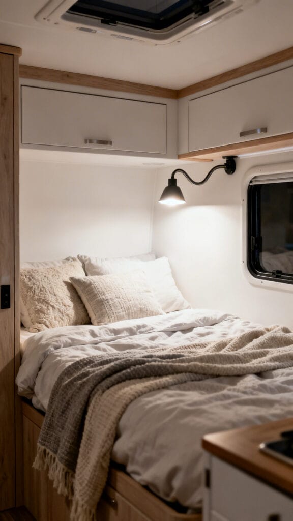 Reading Lights Above the Bed