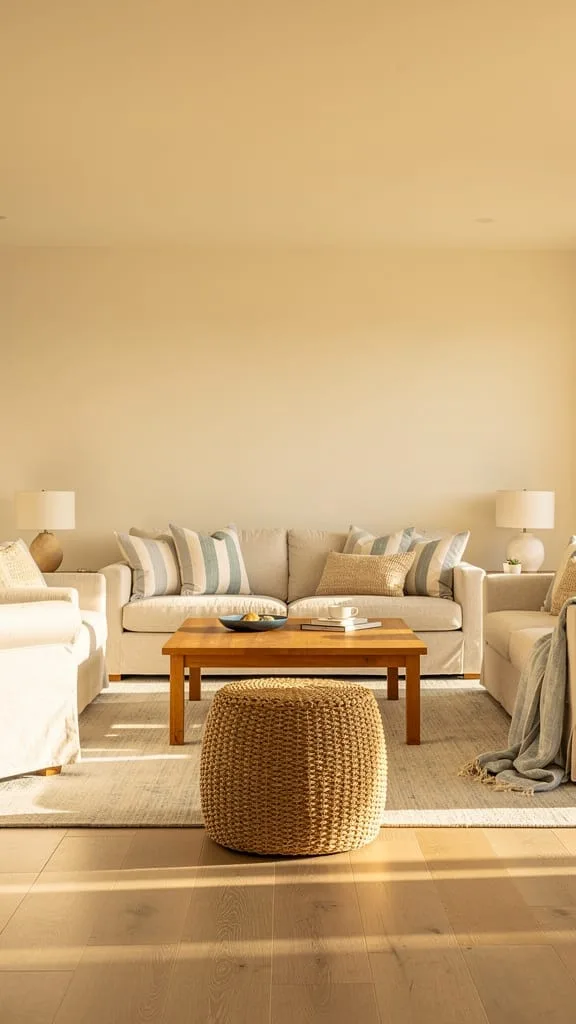Summer living room design furniture layout for flow