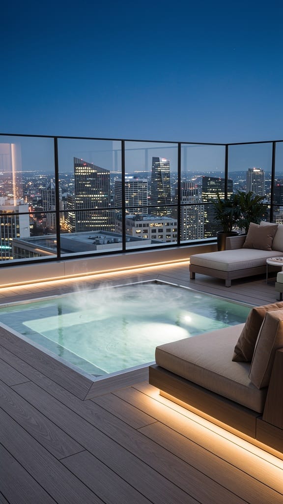 Rooftop Hideaway Jacuzzi