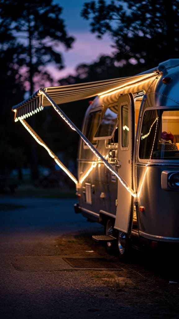 Rope Lights for a Retro Outdoor Glow