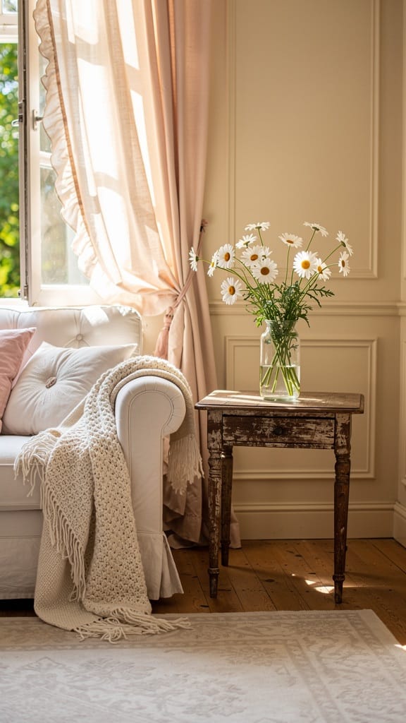 Ruffled Cotton Panels