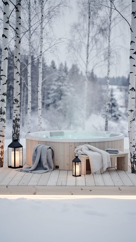 Scandinavian Outdoor Jacuzzi