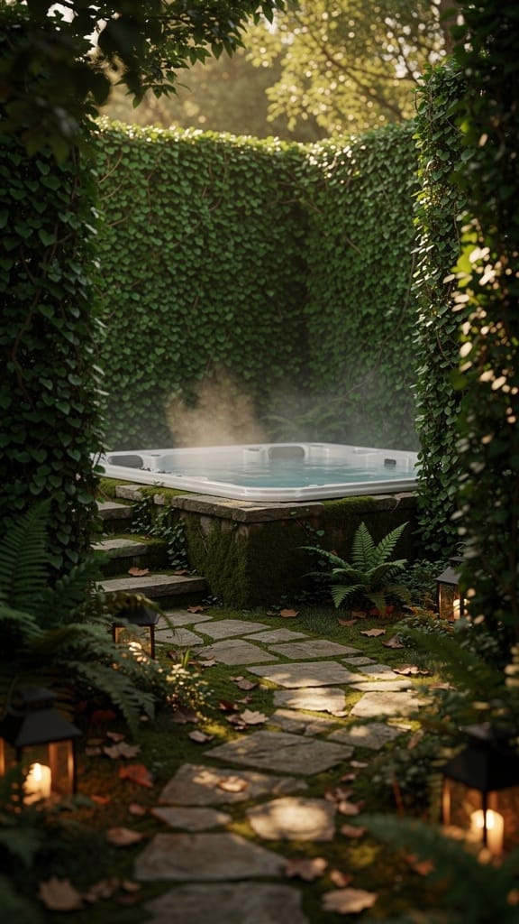 Secret Garden Privacy Jacuzzi