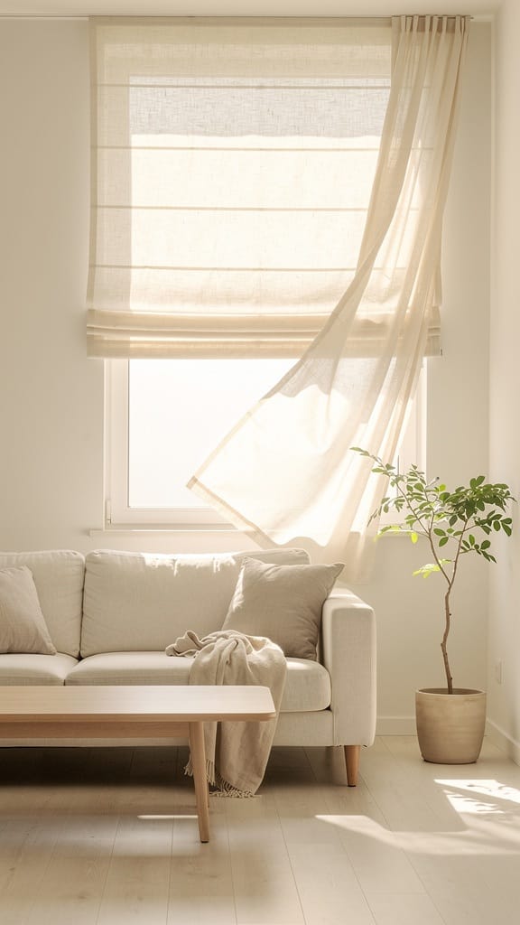 Semi-Opaque Roman Shades
