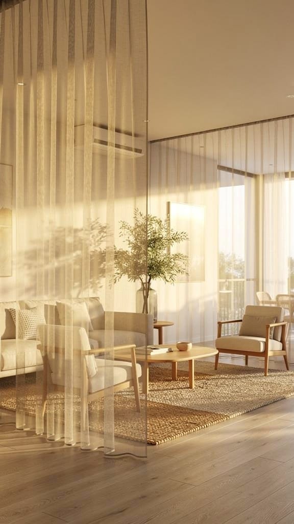 Sheer Room Dividers