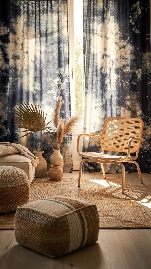 Shibori-Inspired Panels