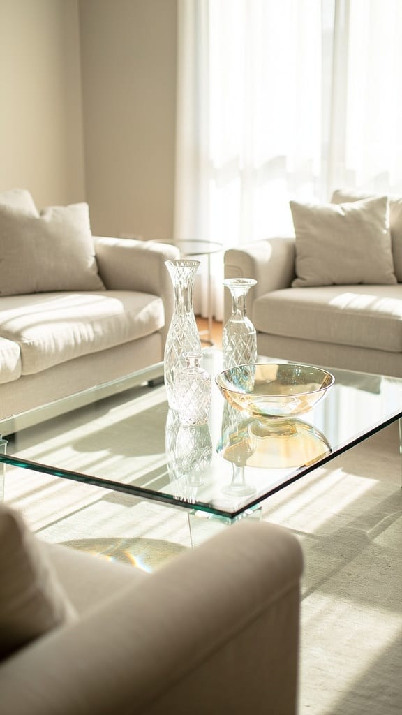 Showcase Glass and Transparent Decor