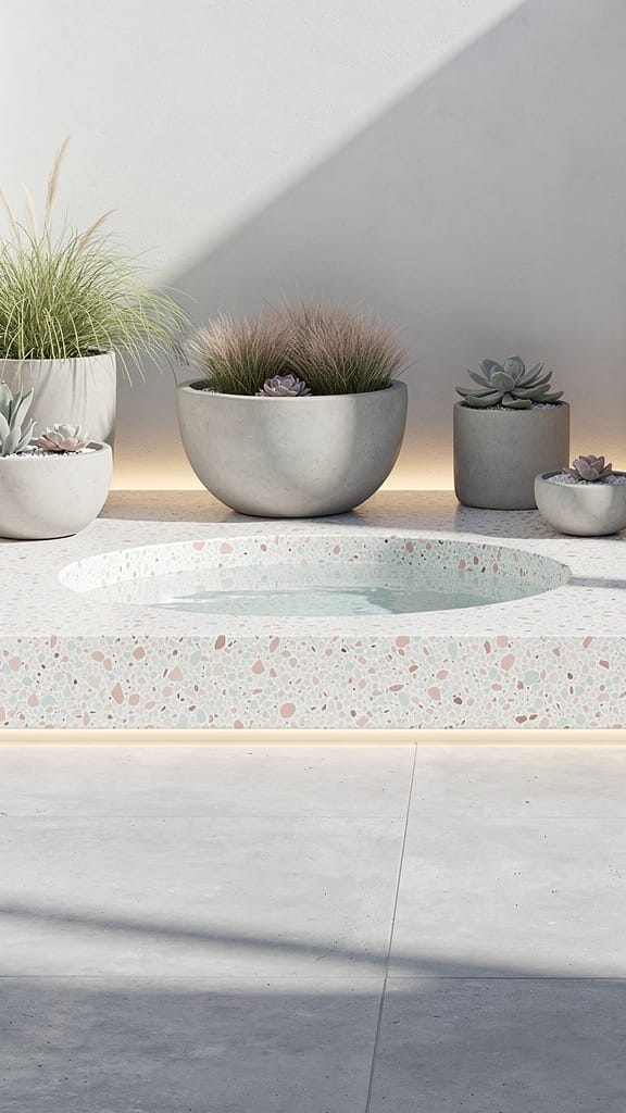 Speckled Terrazzo Surround