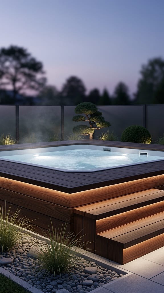 Sunken Deck Jacuzzi