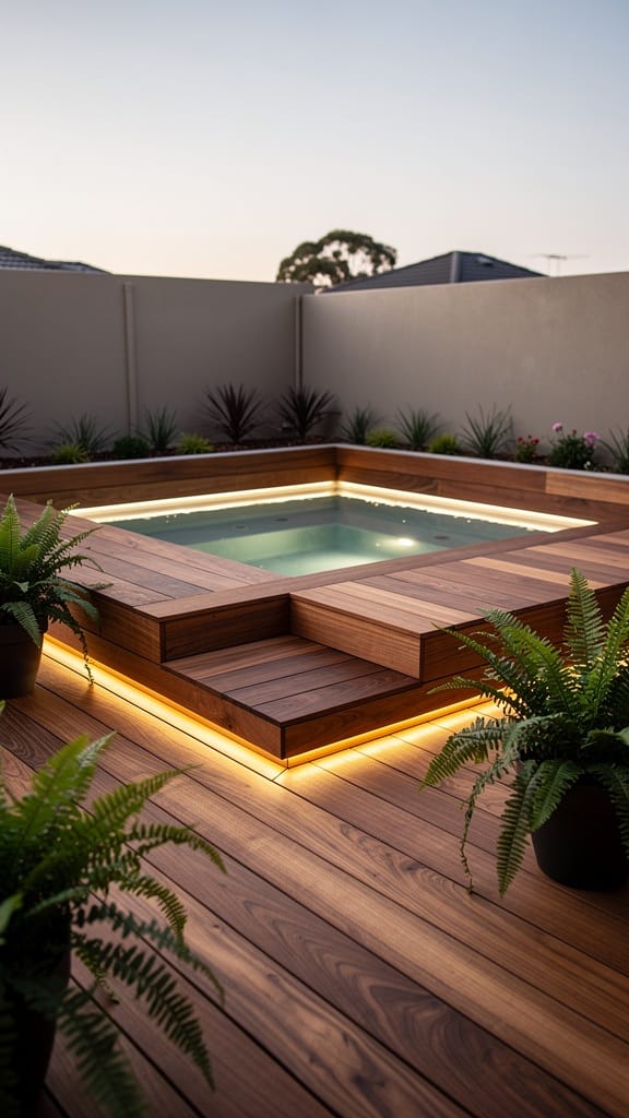 Sunken Jacuzzi Deck