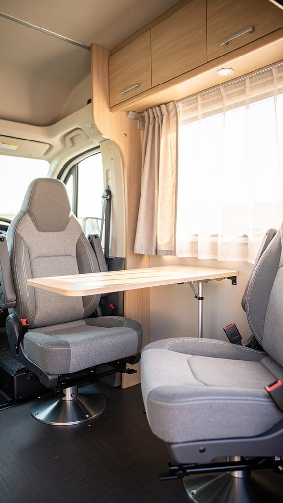 Swivel Front Seats and Lounge Combo