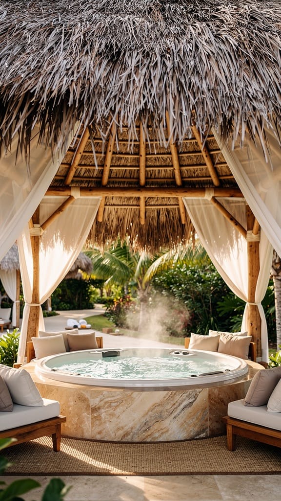 Thatched Roof Pavilion