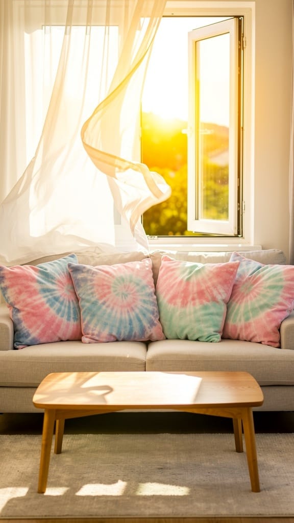 Tie-Dye Throw Pillows